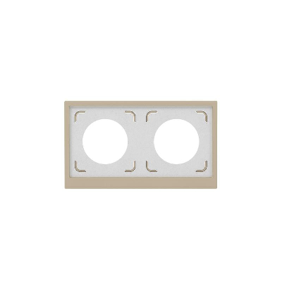 Рамка 2-м KANT IP44 ванильн. марципан DKC 7015944