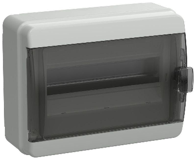 Корпус КМПн-12 TEKFOR IP65 черн. прозр. дверь пластик. IEK TF5-KP72-N-12-65-K03-K02