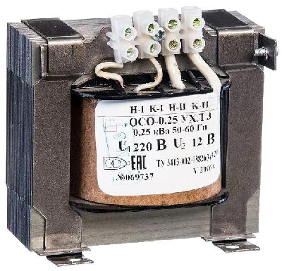 Трансформатор ОСО-0.25 УХЛ3 220/12. IP00 Электротехник ET051618