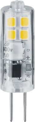 Лампа светодиодная 80 246 NLL-S-G4-2.5-230-4K-NF 2.5Вт капсульная прозрачная 4000К нейтр. бел. G4 190лм 220-240В без пульсаций Navigator 80246