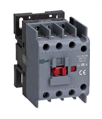Контактор 38А 110В AC АС3 АС4 1НО+1НЗ КМ-102 DEKraft 21933DEK