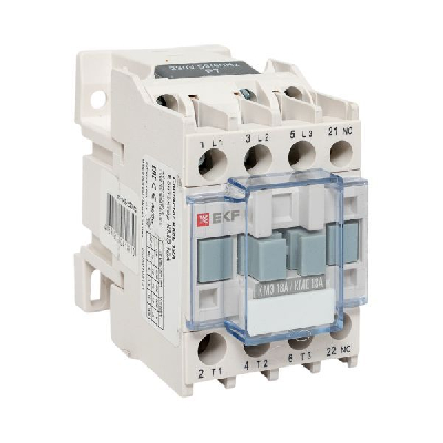 Контактор КМЭ-1 18А кат. 230В AC 1НЗ EKF ctr-s-18-220-nc