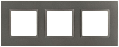 Рамка 3-м Elegance 14-5013-16 Classic для розеток и выключателей титан Эра Б0065827