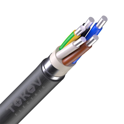 Кабель TOKOV ELECTRIC АВБШвнг(А) 5х50 ОК (N PE) 0.66кВ (м) УТ000030783