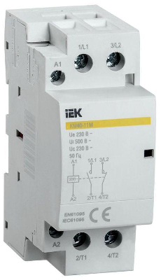 Контактор модульный КМ40-11М AC KARAT IEK MKK11-40-11