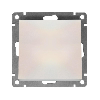 Выключатель 1-кл. СП Афина 10А IP20 механизм жемчуж. Universal A0021-OBr