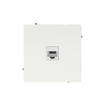 Розетка компьютерная 1-м KANT RJ45 кат.5E без шторки бел. песок DKC 7010663