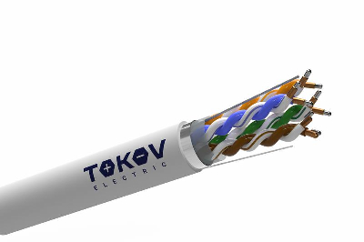 Кабель витая пара F/UTP 4х2х24 AWG кат.5E CCA PVC indoor Fluke tested 305м (м) TOKOV ELECTRIC TKL-C06-F42CCA-5E-305-PVC