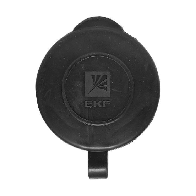 Розетка переносная 16А IP44 230В 2P+PE с защ. крышкой каучук PROxima EKF RPS-012-16-230-44-r