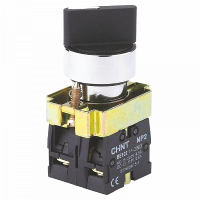 Переключатель NP2-BD33 3 полож. с фиксацией 2НО IP40 CHINT 574849