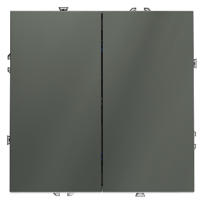 Выключатель 2-кл. СП S70 10А механизм титан Voltum VLS020106