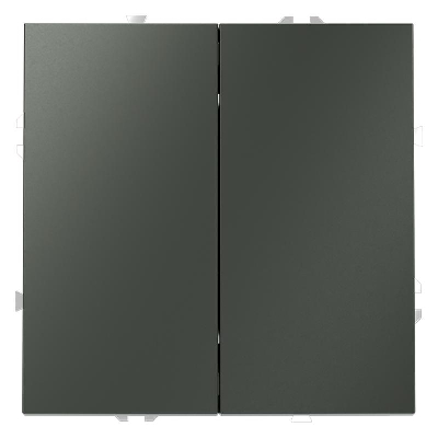 Переключатель проходной 2-кл. СП S70 10А механизм титан Voltum VLS020306