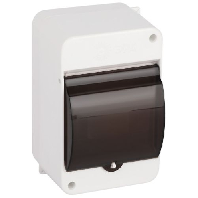 Корпус навесной SIMPLE КМПн 1/4 IP30 пластик.; прозр. крышка; бел. kmpn1.4t Эра Б0069239