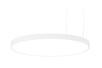 Светильник светодиодный RING-SLIM 35Вт 4000К IP40/IP20 opal-sand 400х50 CRI90 круг подвесной бел. CSVT ЦБ-00008835