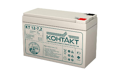 Аккумулятор ОПС 12В 7.2А.ч КТ 12-7.2 Контакт