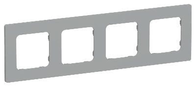 Рамка 4-м СП FLITE РУ-4-К-ФлС сер. IEK FI-M42-32-20-K03
