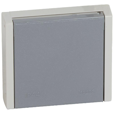 Розетка 1-м СП Plexo 20А IP44 400В 3P+E сер. Leg 055706