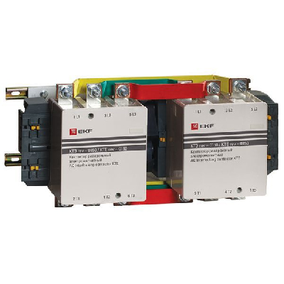 Контактор реверсивный КТЭ-1 150А кат. 230В AC 2НО EKF ctr-b-r-150
