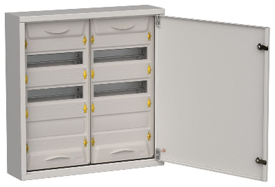 Корпус ЩРн-72 (2х36) TITAN 5 585х570х140 IP31 метал. сер. IEK TI5-50-N-2X036-31-7035