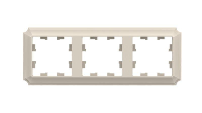 Рамка 3-м AtlasDesign Antique универс. беж. SE ATN100203