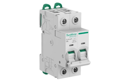 Выключатель автоматический 2п C 6А 6кА Systeme9 400В SE S9F22206