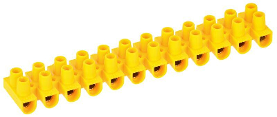 Колодка клеммная ЗВИ-15 н/г 4.0-10кв.мм 12 пар желт. IEK UZV7-015-06