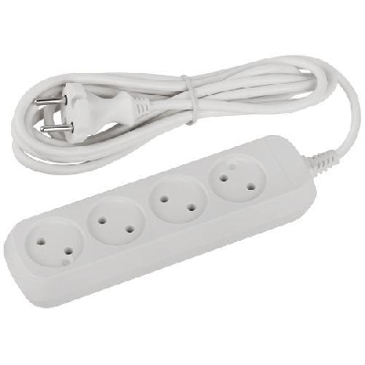 Удлинитель 4х3м без заземл. ПВС 2х0.75 UDL-10-430 Greenline Эра Б0065050